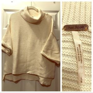 Free People Boxy Turtleneck Pullover